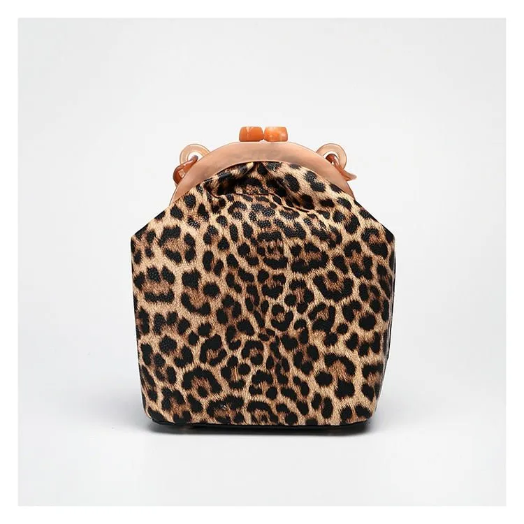 New Fashion Bucket Box Messenger With Acrylic Chains