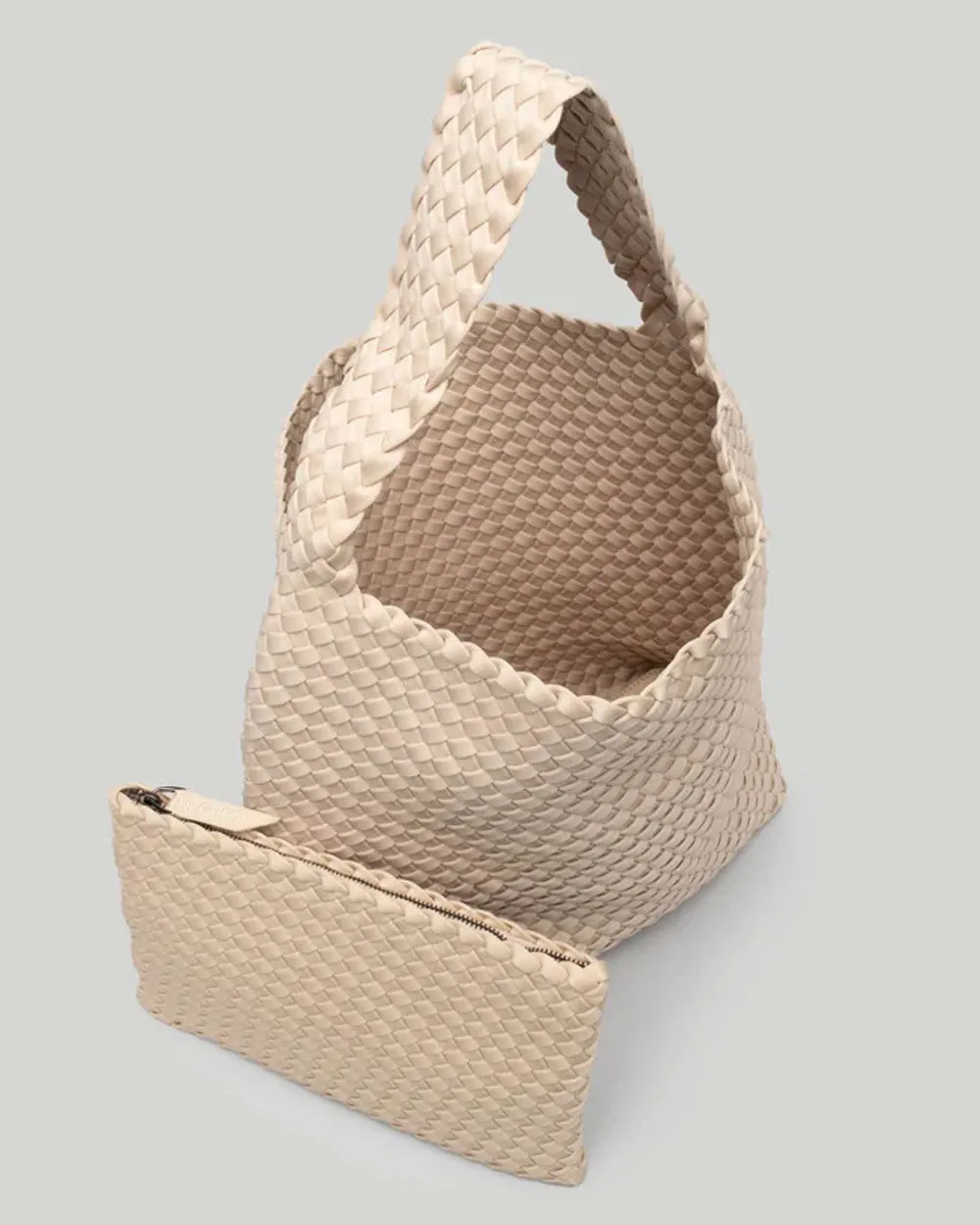 Nomad Hobo Tote in Ecru