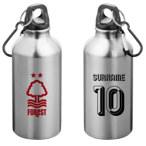 Personalised Nottingham Forest FC Retro Water Bottle
