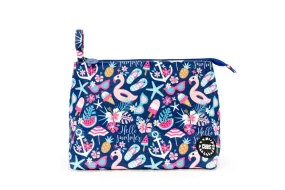 Purple Hello Summer L Pouch