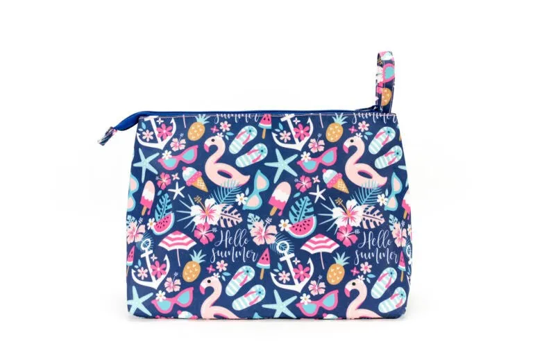 Purple Hello Summer L Pouch