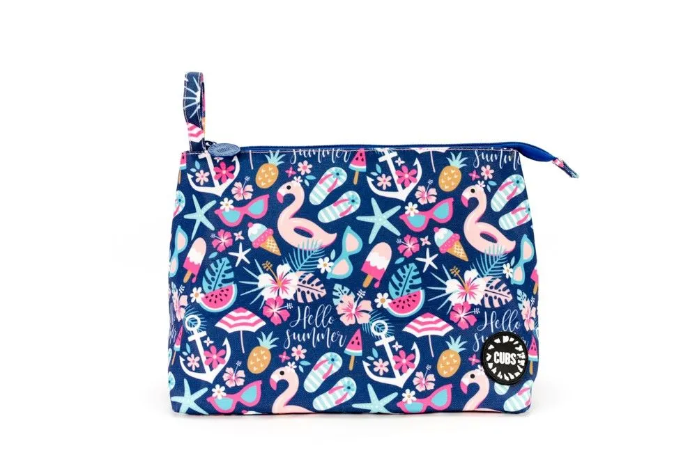 Purple Hello Summer L Pouch