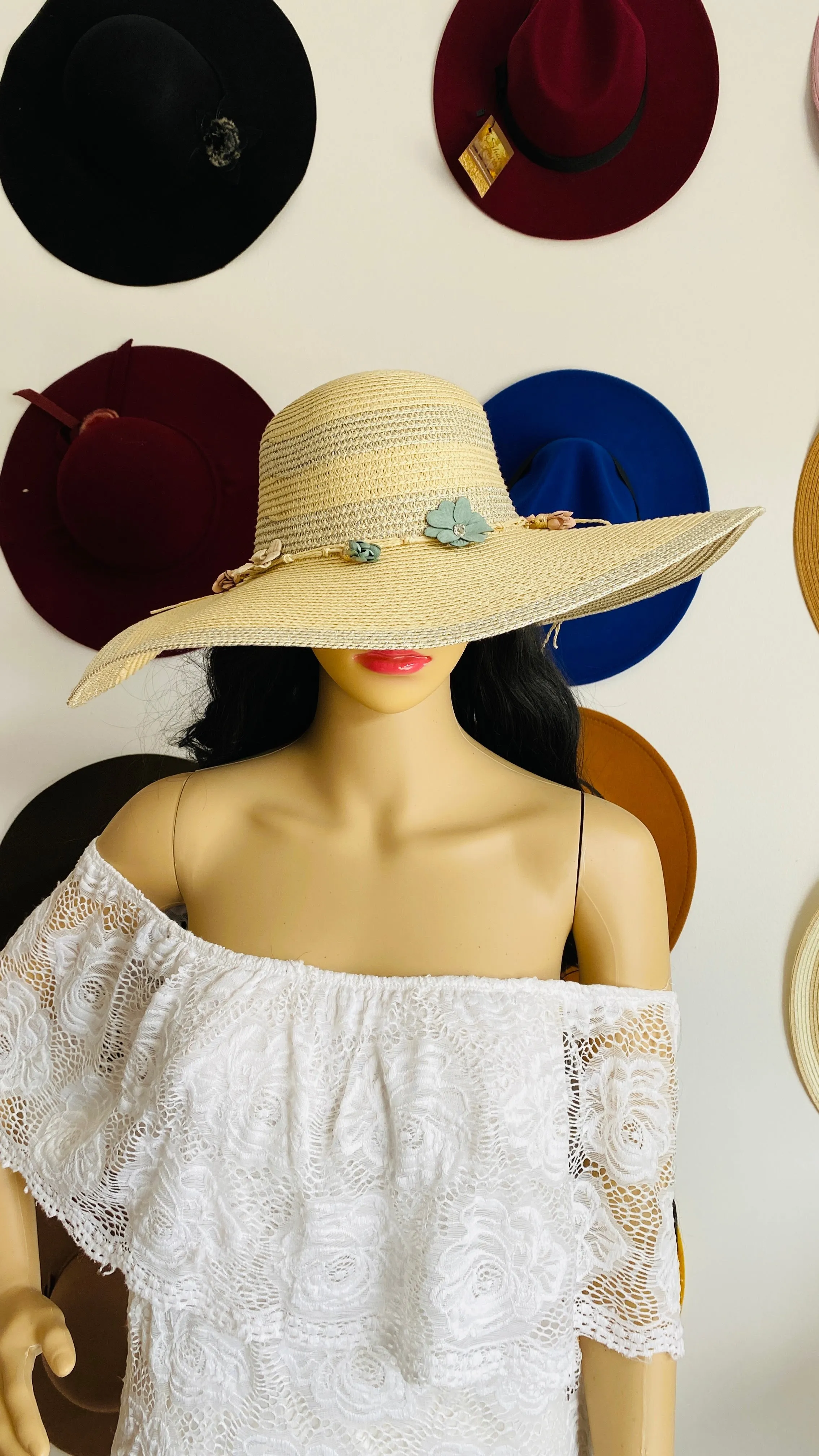 "Tulum" Large Brim Beach Hat