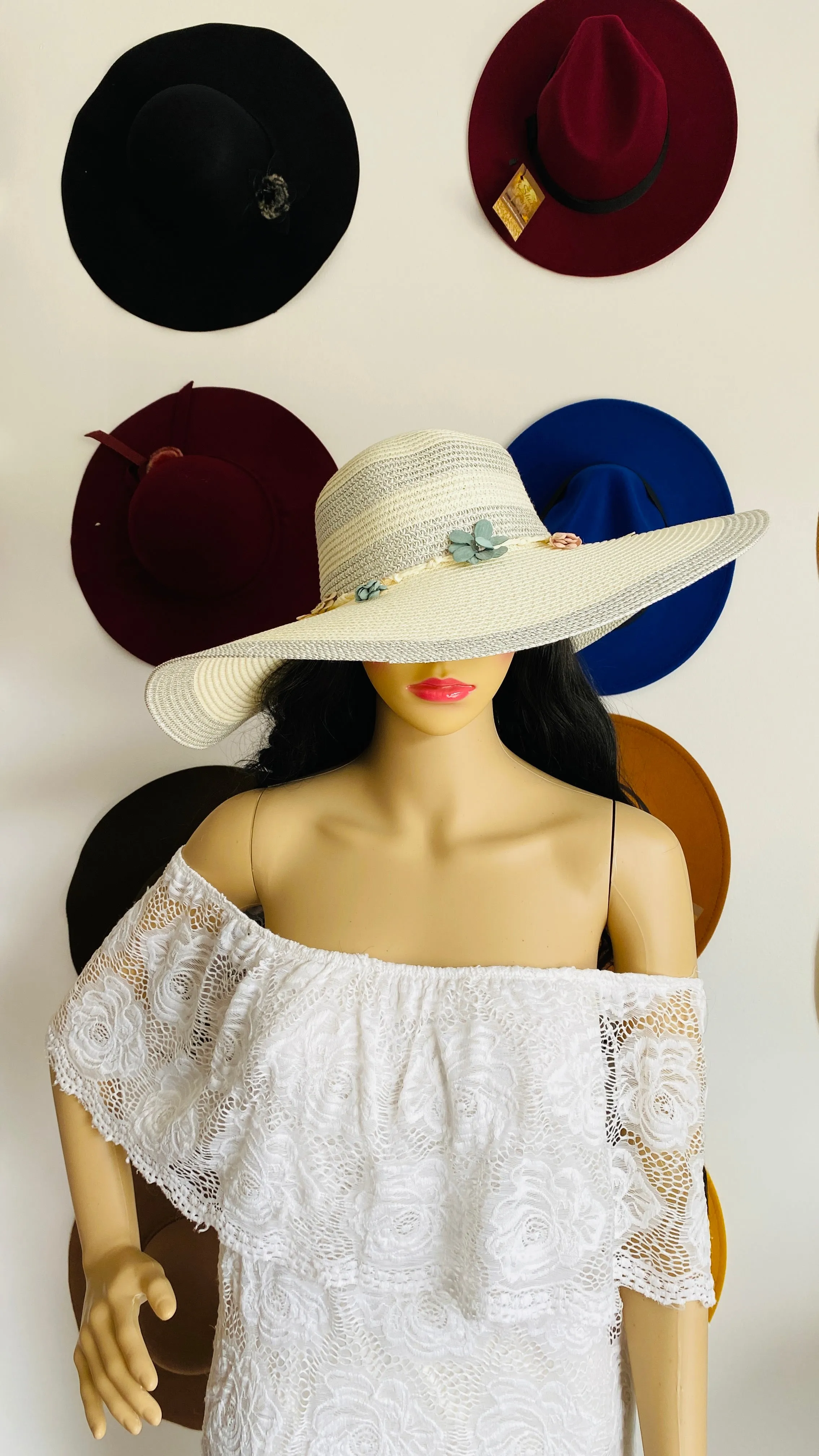 "Tulum" Large Brim Beach Hat