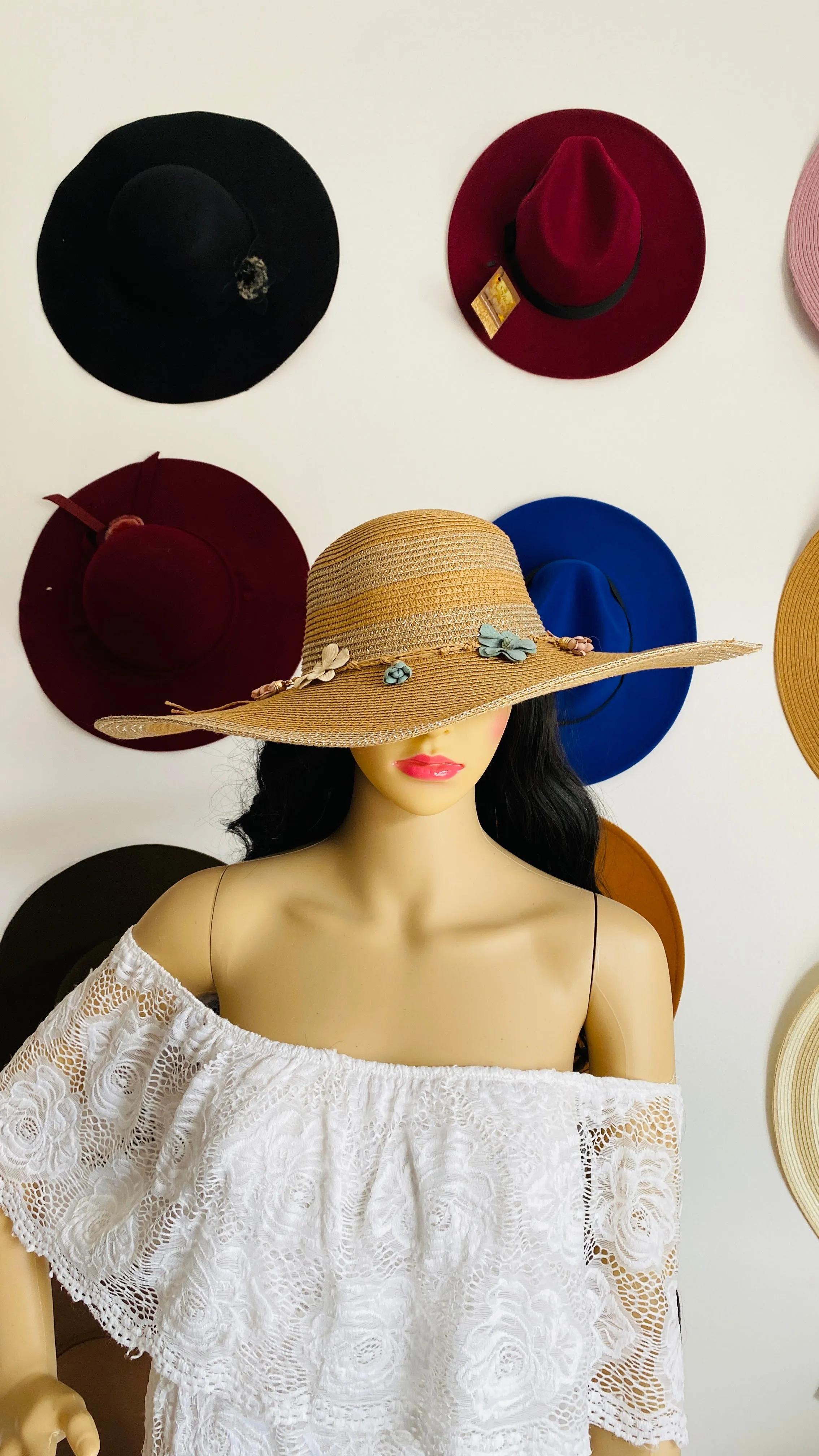 "Tulum" Large Brim Beach Hat