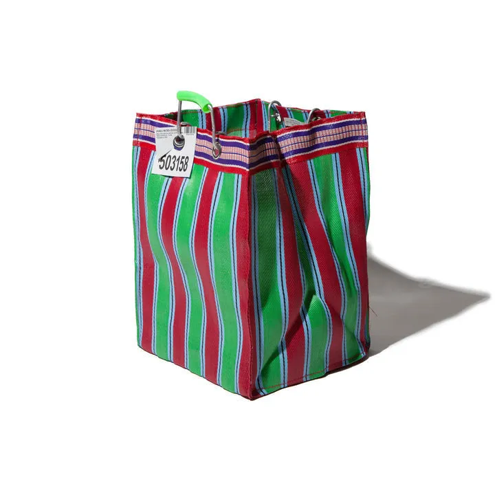 RECYCLED PLASTIC STRIPE BAG - Rectangle D30