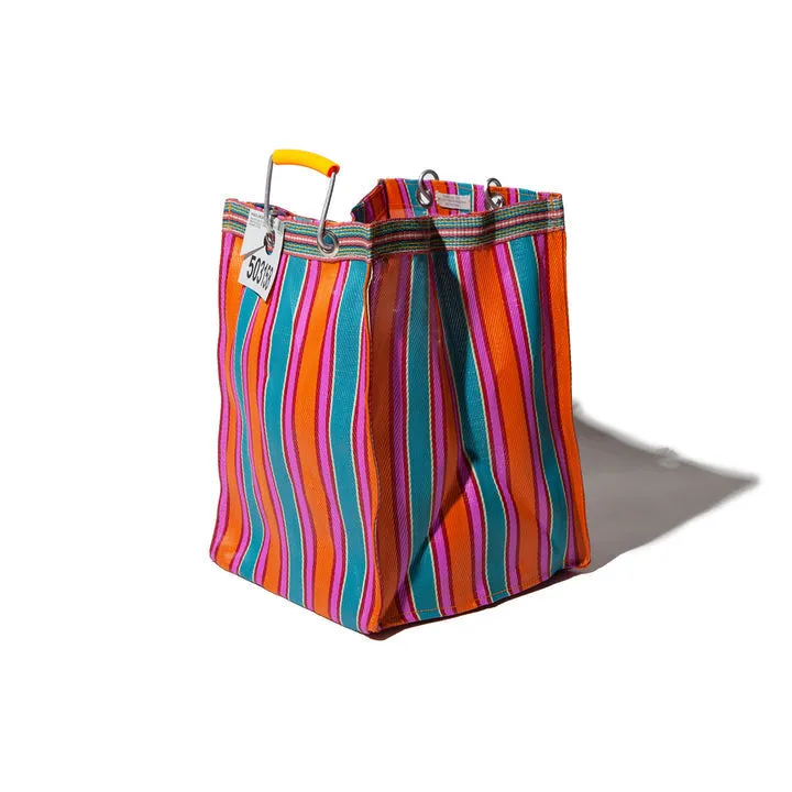 RECYCLED PLASTIC STRIPE BAG - Rectangle D30
