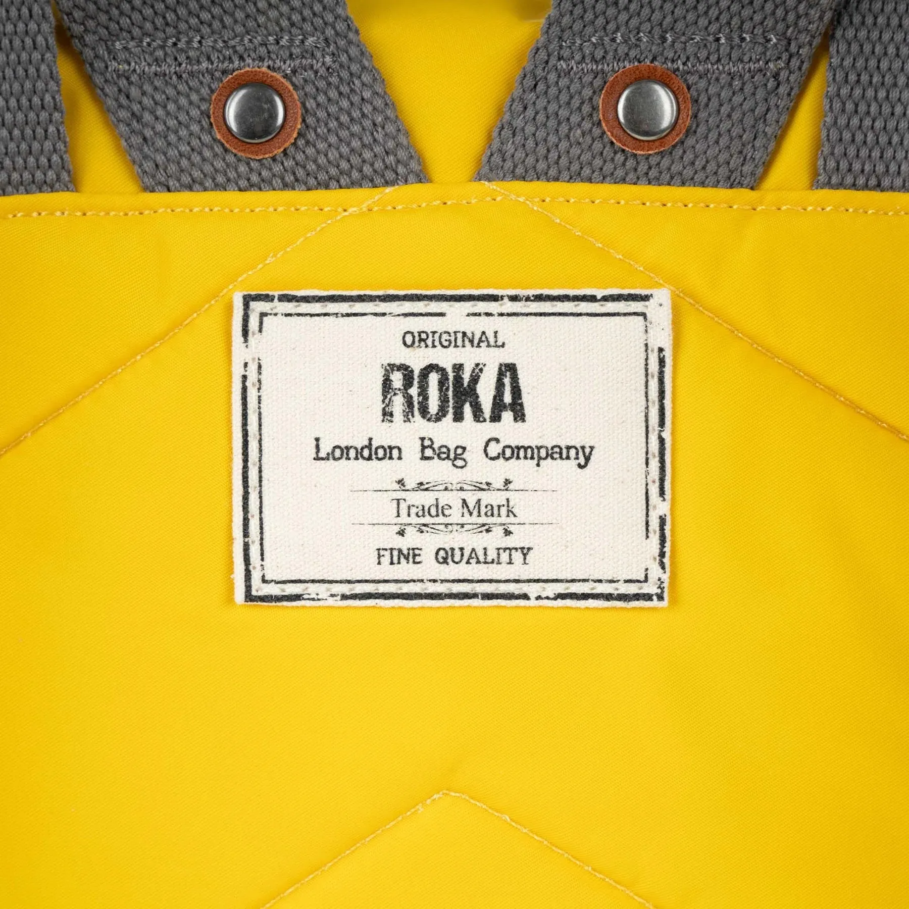 ROKA Bantry B Recycled Nylon Backpack – Mustard