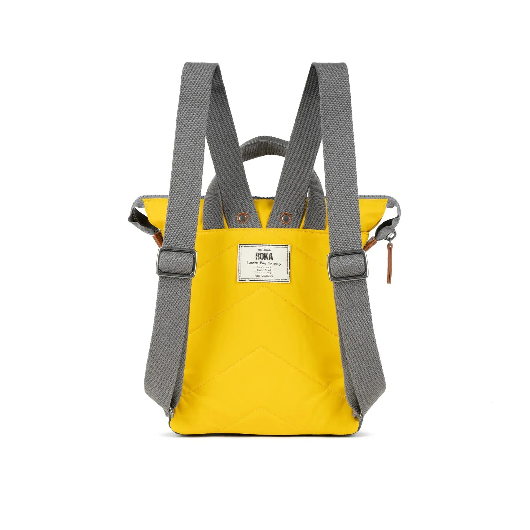 ROKA Bantry B Recycled Nylon Backpack – Mustard
