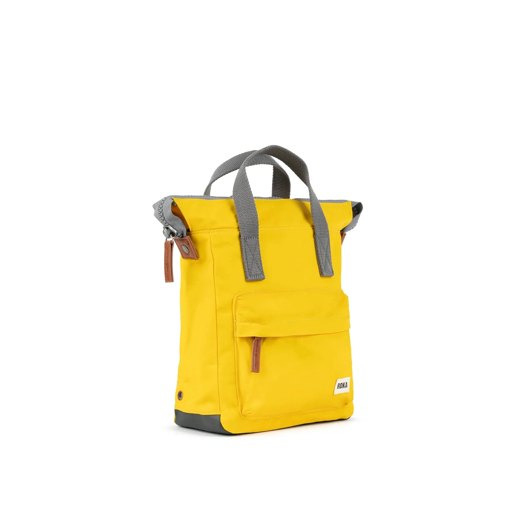 ROKA Bantry B Recycled Nylon Backpack – Mustard