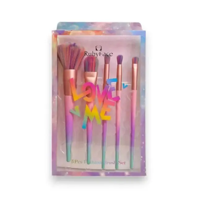 Rubyface 5-piece galaxy makeup brush
