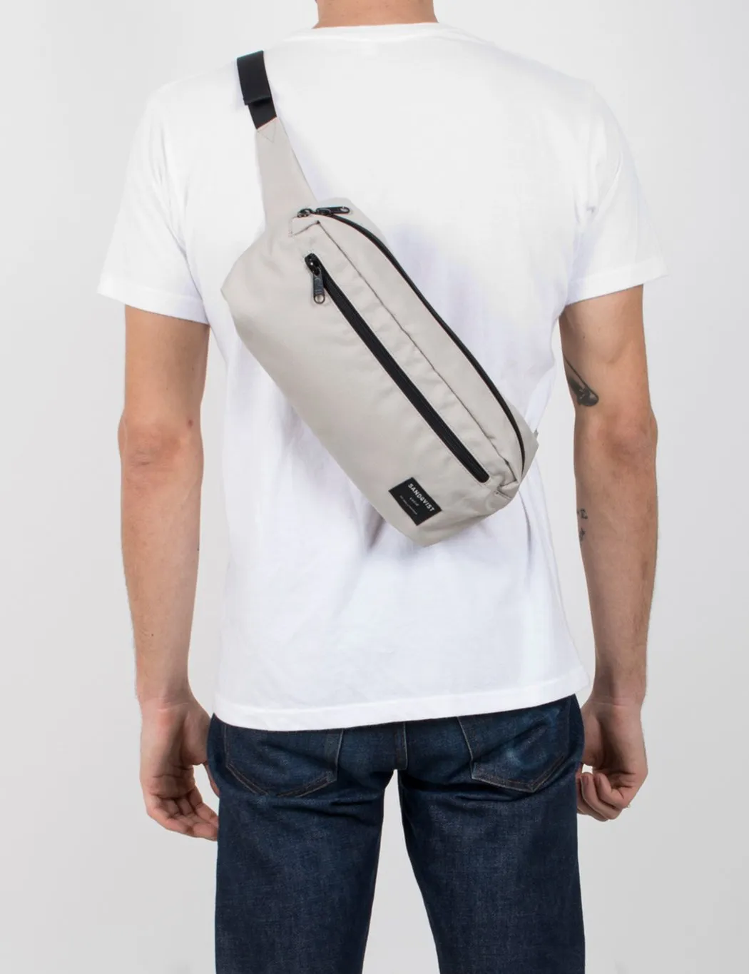 Sandqvist Lex Hip Bag (Ripstop) - Ash Grey