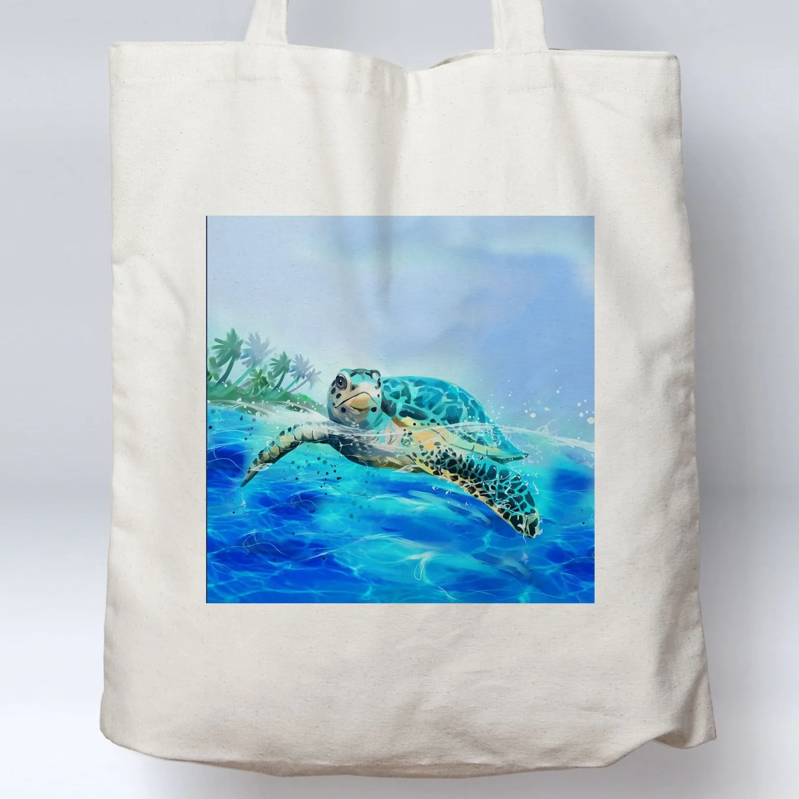 Sea Turtle Life Beach Tote