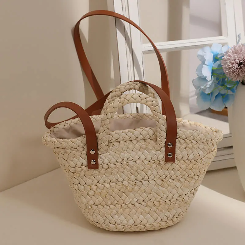Straw Beach Bag -Showtown