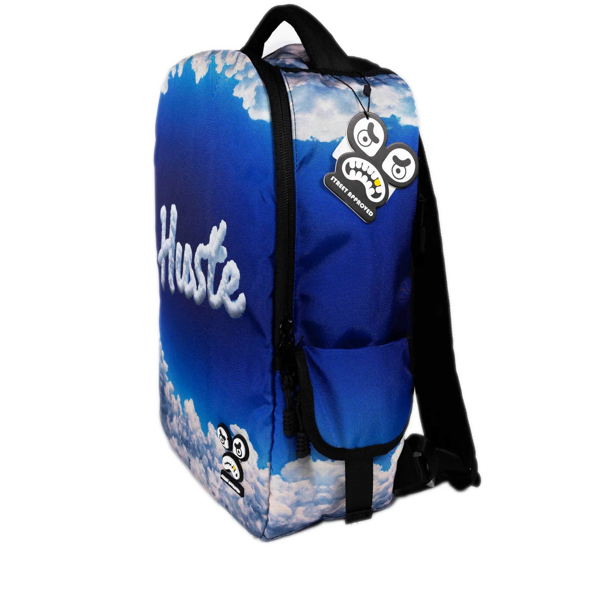 Streetz Iz Watchin Hustle Cloud Backpack - Blue