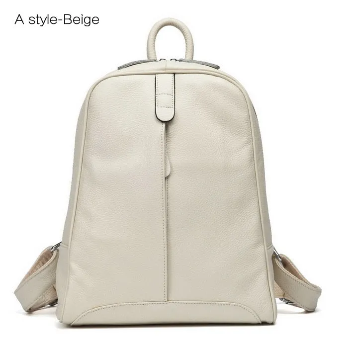 Stylish Genuine Leather Women's Backpack by ZENCY
