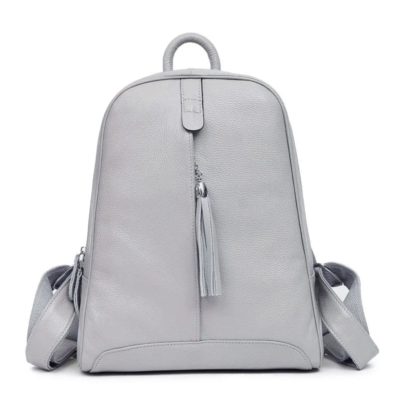 Stylish Genuine Leather Women's Backpack by ZENCY