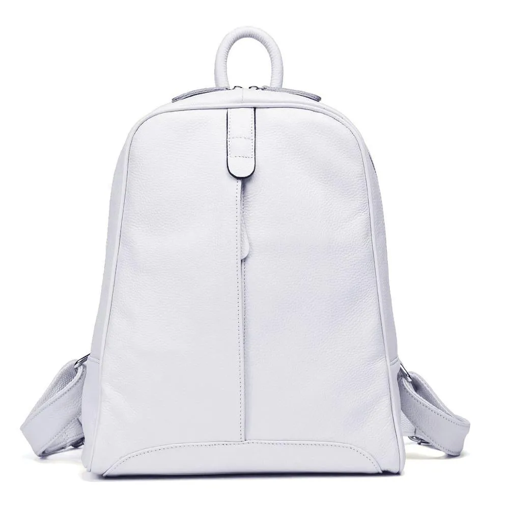 Stylish Genuine Leather Women's Backpack by ZENCY
