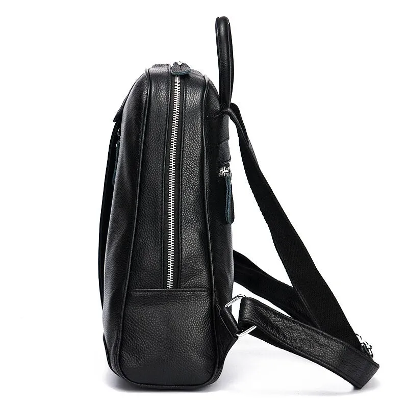 Stylish Genuine Leather Women's Backpack by ZENCY