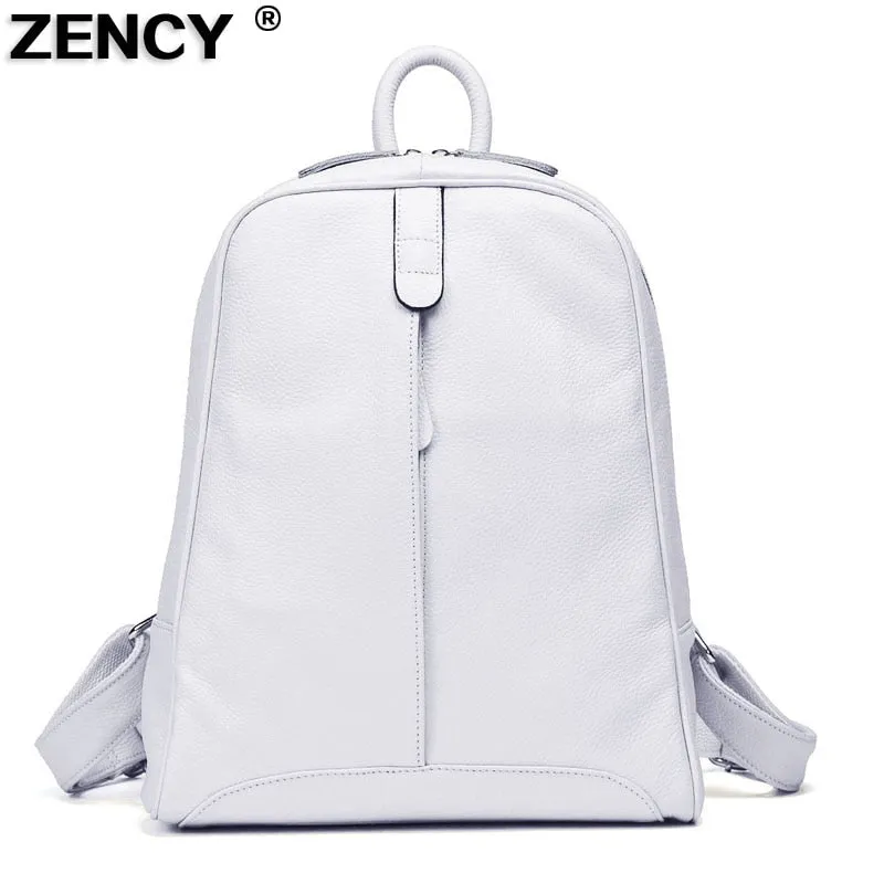 Stylish Genuine Leather Women's Backpack by ZENCY