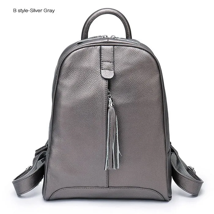 Stylish Genuine Leather Women's Backpack by ZENCY