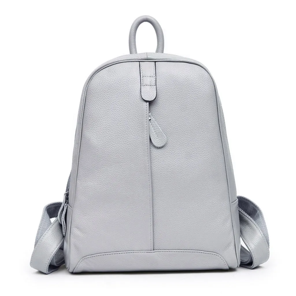 Stylish Genuine Leather Women's Backpack by ZENCY