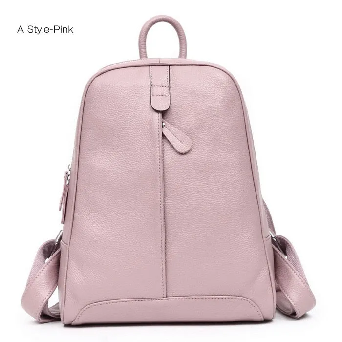 Stylish Genuine Leather Women's Backpack by ZENCY