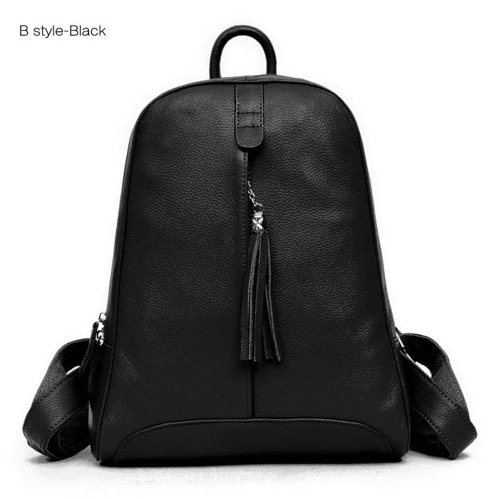 Stylish Genuine Leather Women's Backpack by ZENCY