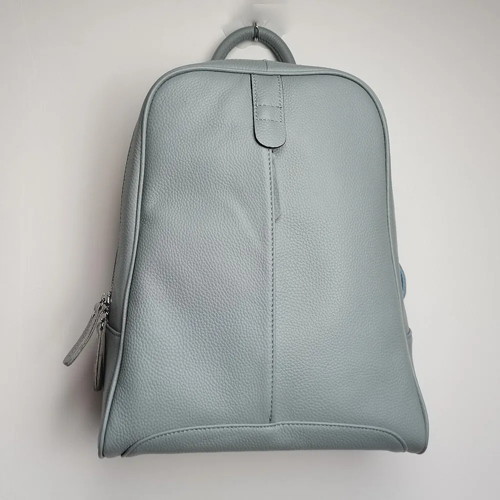 Stylish Genuine Leather Women's Backpack by ZENCY