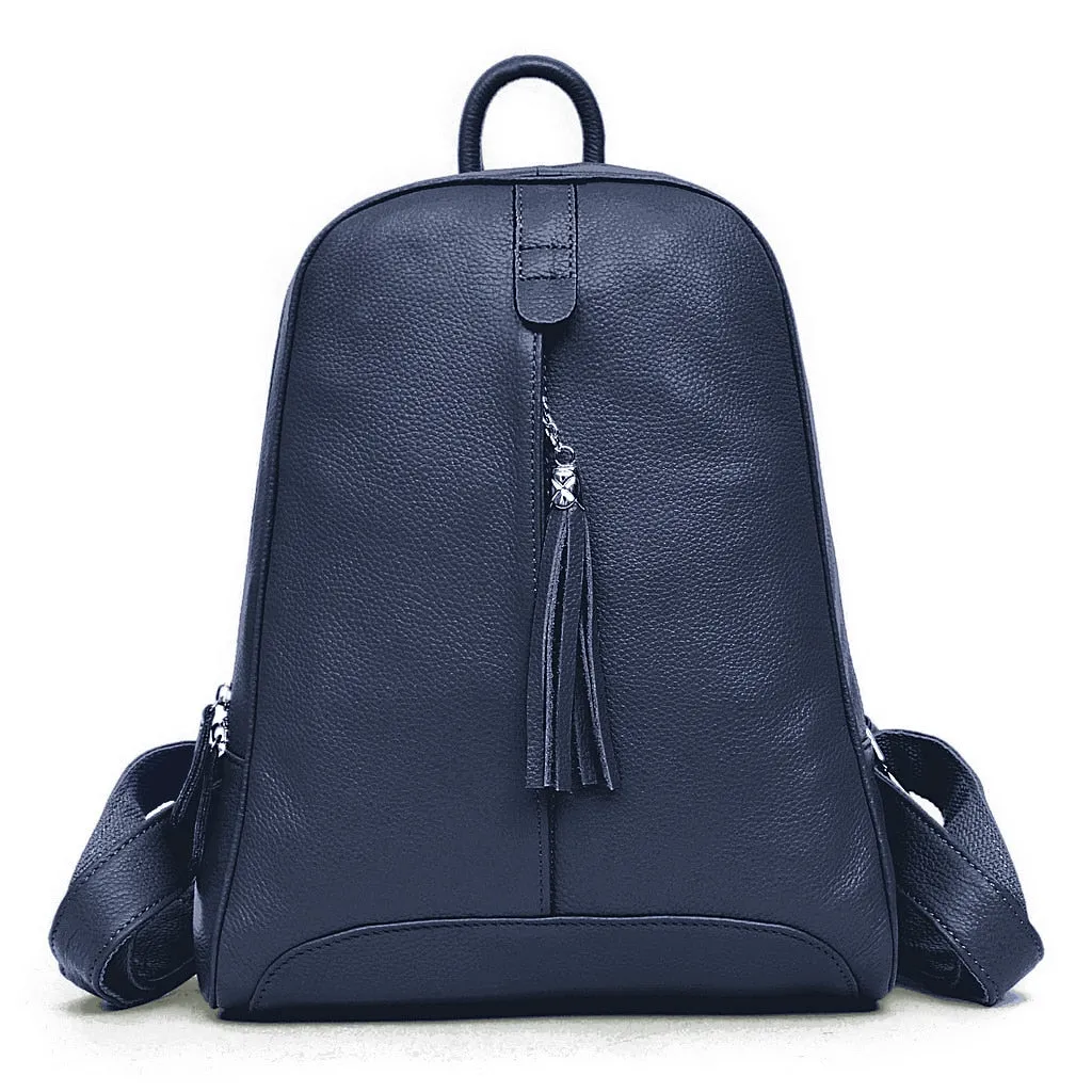 Stylish Genuine Leather Women's Backpack by ZENCY