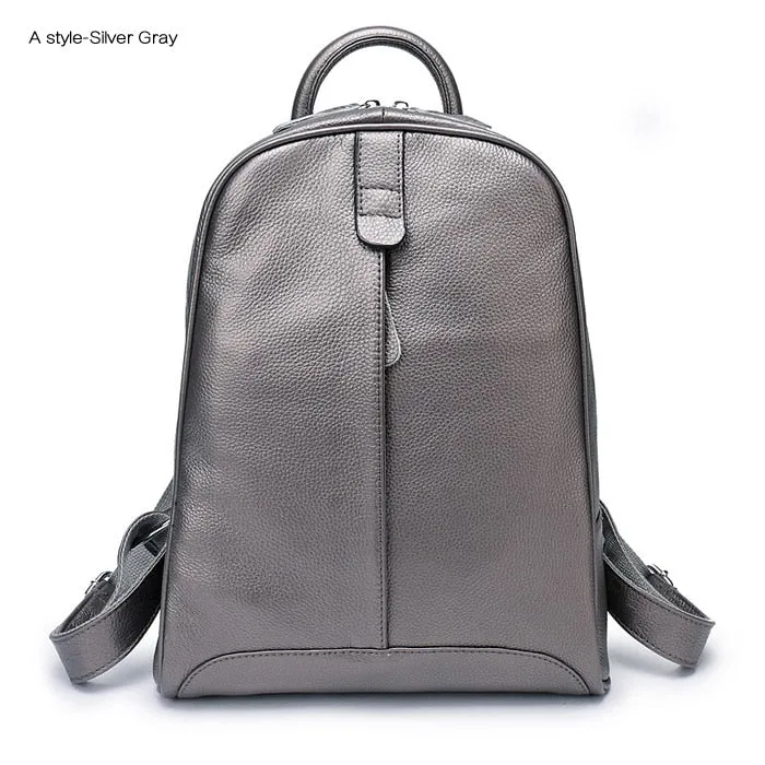 Stylish Genuine Leather Women's Backpack by ZENCY