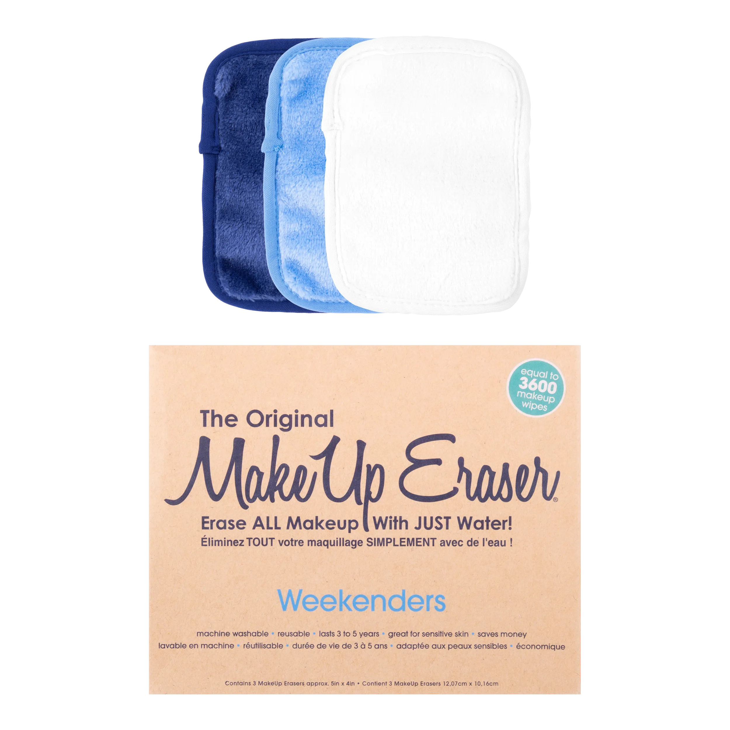 The Original MakeUp Eraser Weekenders Blue 3-Day Set
