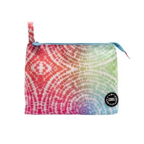 Tie Dye Swirls Large Pouch