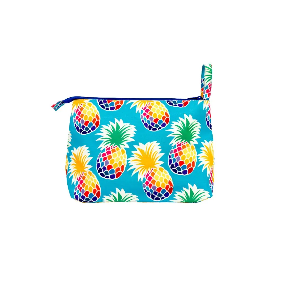 Turquoise Pineapple L Pouch