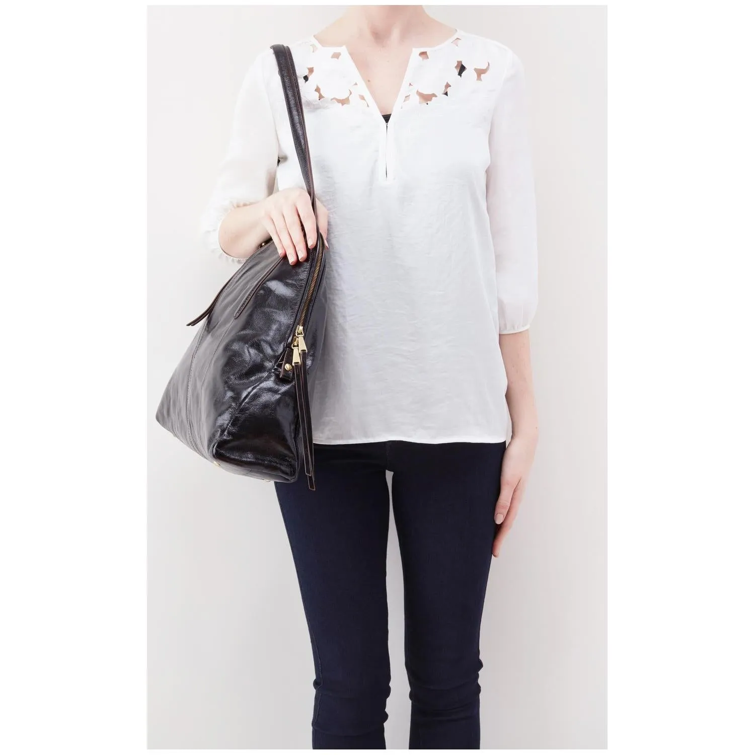 Women's Hobo Delaney Black Leather